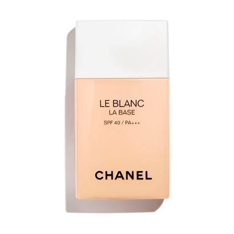 chanel le blanc le base|Chanel le blanc face wash.